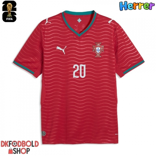 Portugal Joao Cancelo #20 Hjemmebanetrøje VM 2026 Kort ærmer